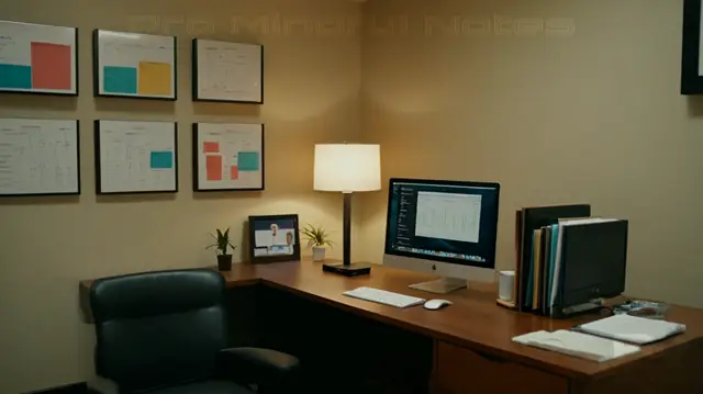 Unlocked therapist, focused gaze, comfortable office setting, computer screen displaying cpt codes, mental health billing charts, stacks of patient files, calming color palette, subtle background music in progress