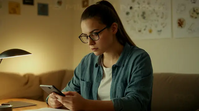 A focused individual in casual attire engrossed in a digital note-taking device, surrounded by various therapeutic symbols and illustrations of communication, gentle lighting emphasizing concentration and collaboration