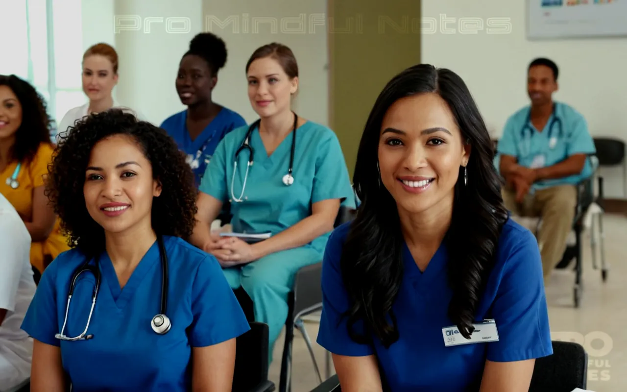 diverse patients in waiting area, health workers providing care, vibrant community center setting, multicultural backgrounds represented, hopeful expressions on faces, challenging yet fulfilling work environment, teamwork among staff, dedication to serving vulnerable communities, visualization of impact and change